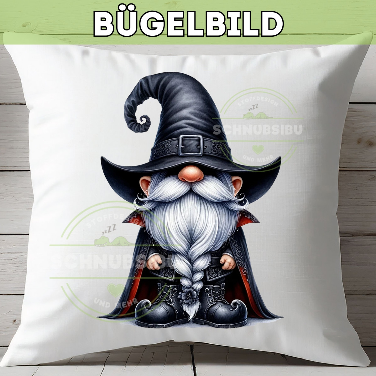 Bügelbild Wichtelkollektion - Magier